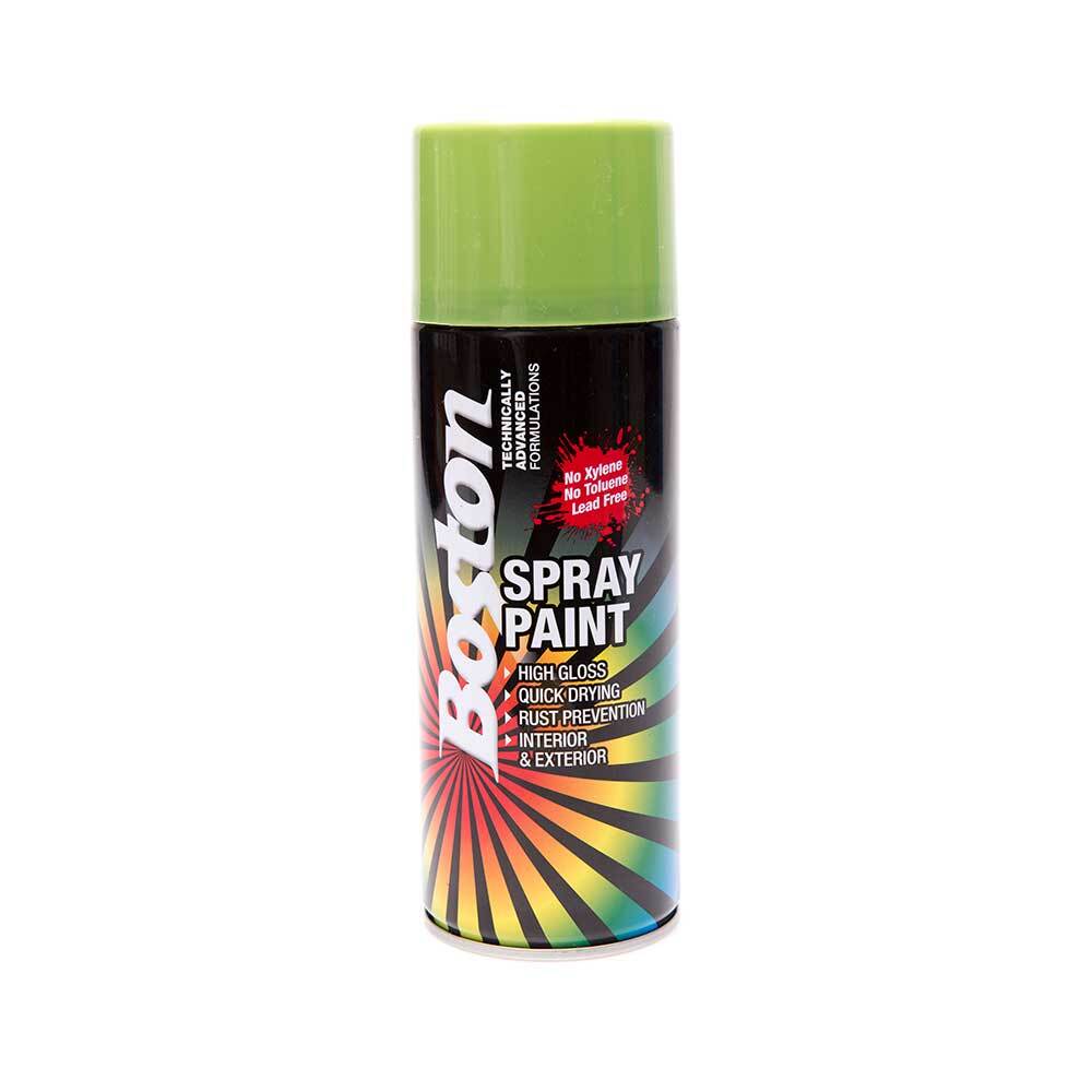 BOSTON ENAMEL SPRAY PAINT - LIME GREEN 250 GR