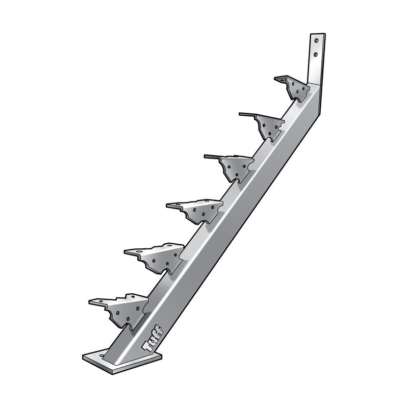 STAIR STRINGER BOLT-ON-CONCRETE - 2 STEP