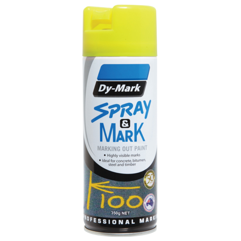 DY-MARK SPRAY & MARK FLURO YELLOW