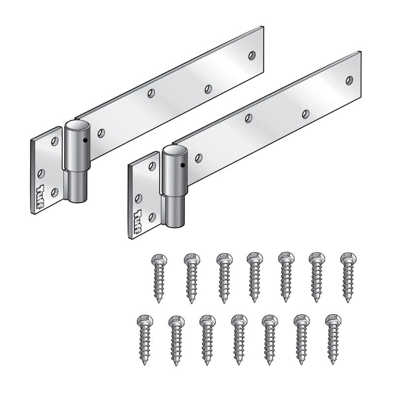 HINGE TU1 L.H. ZINC PLATED