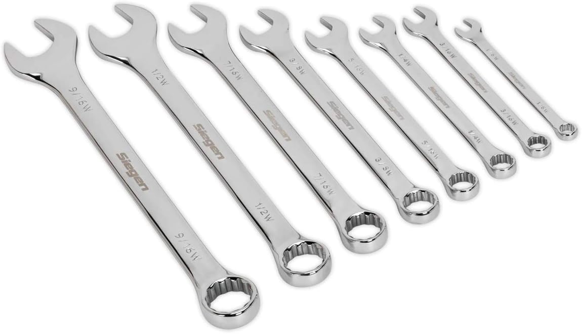 WHITWORTH COMB SPANNER 9PCE