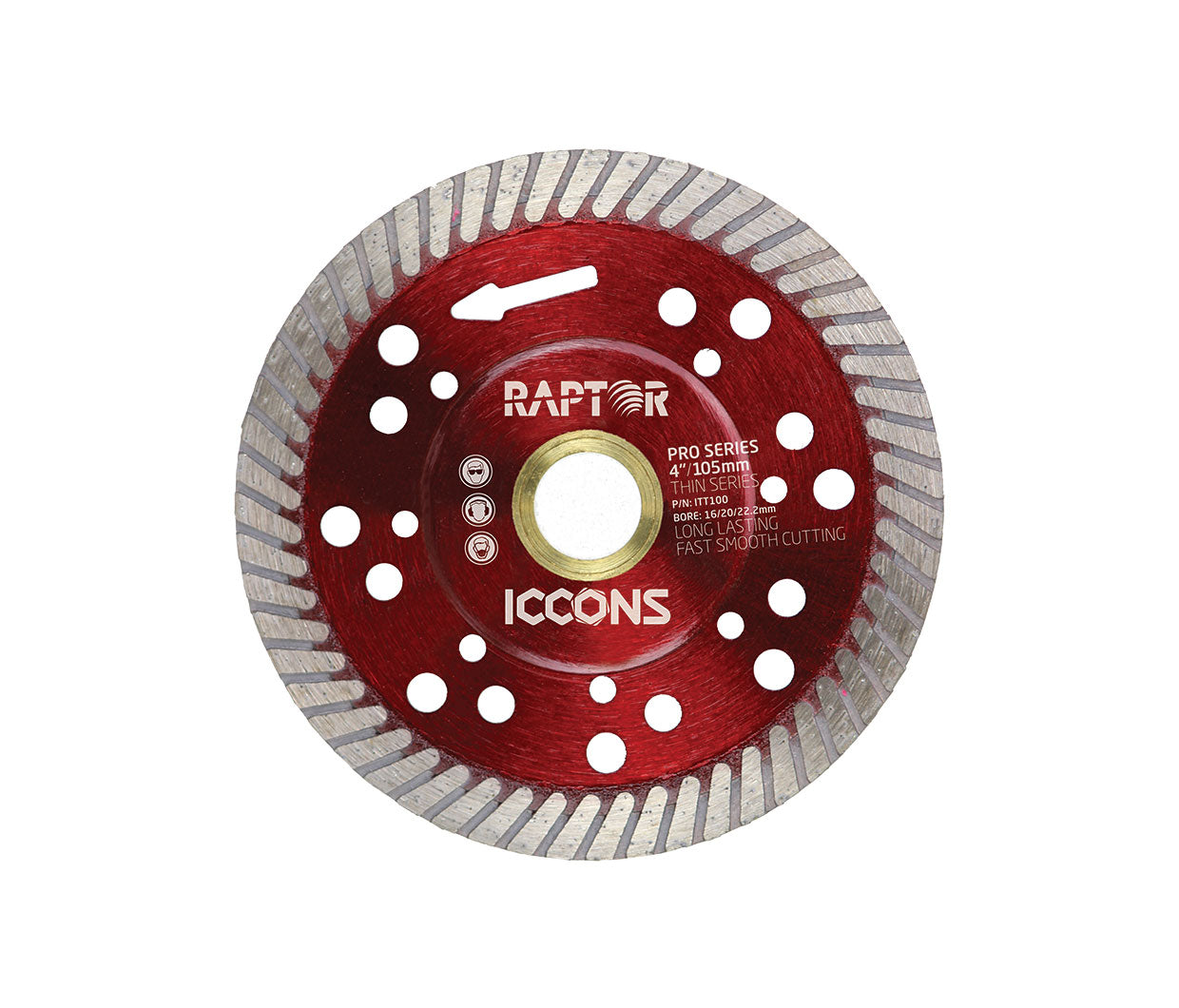 TURBO THIN 125MM BLADE RED