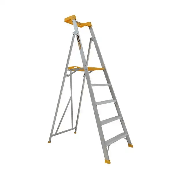 GORILLA PLATFORM LADDER ALUMINIUM 1.5M (5FT) ALUMINIUM 150KG INDUSTRIAL