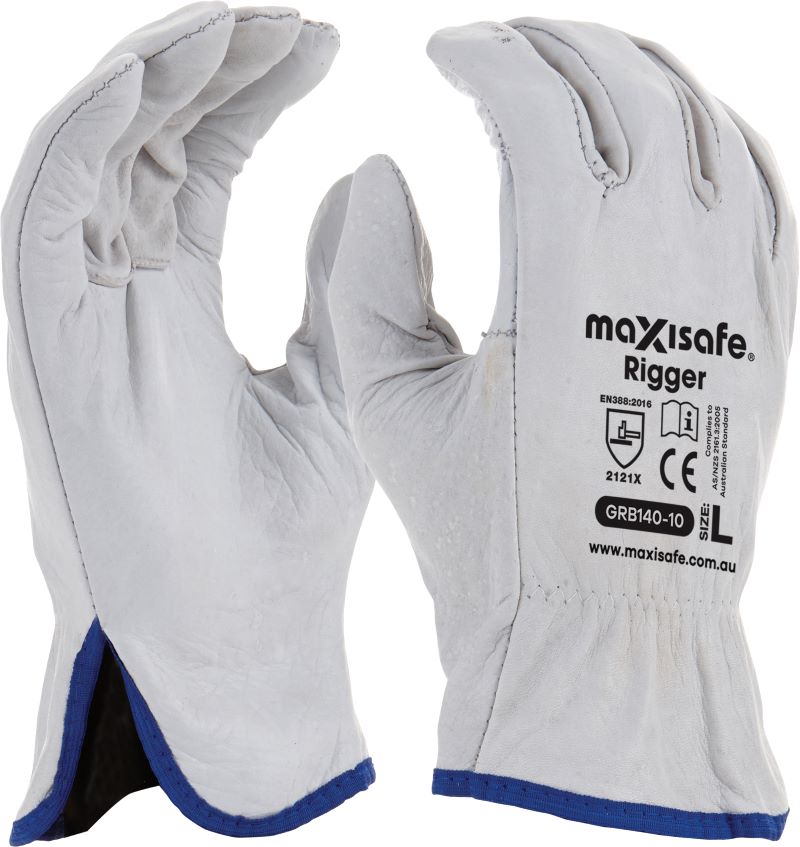 NATURAL FULL GRAIN RIGGER GLOVE - XXLARGE