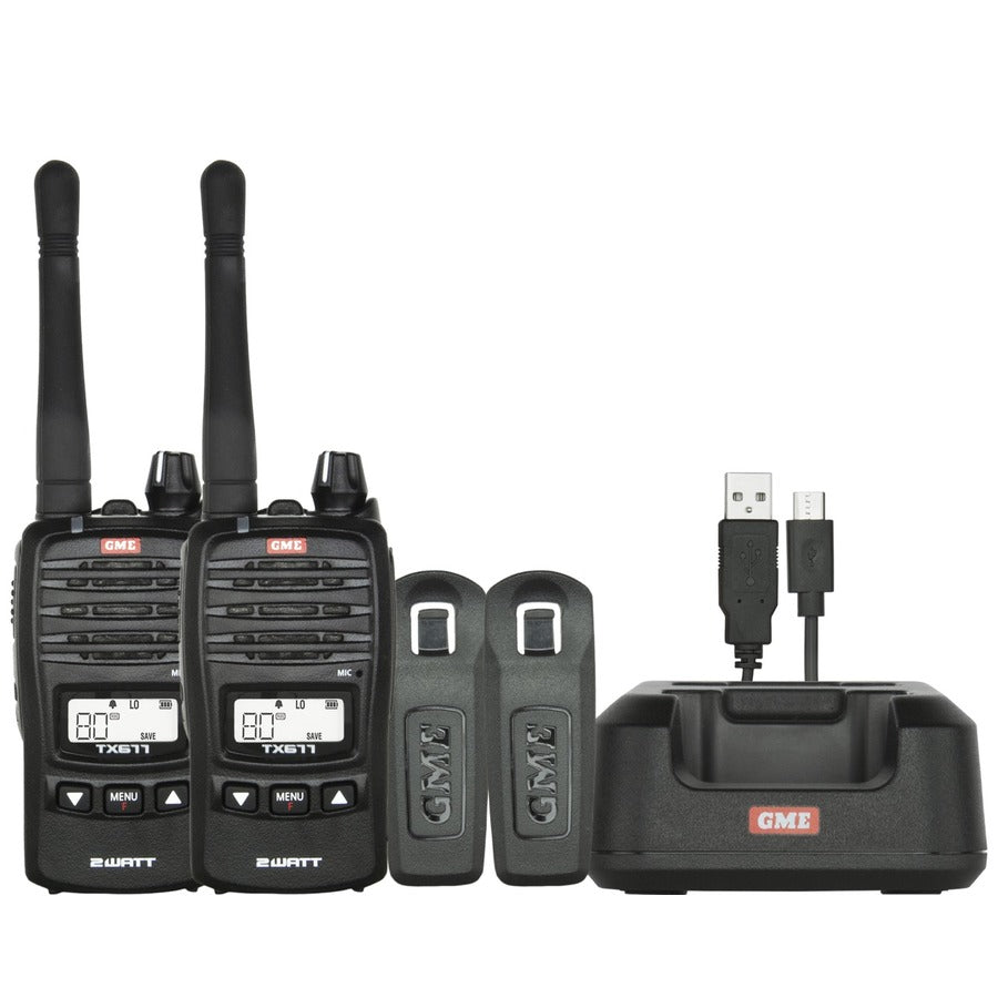 HANDHELD UHF CB RADIO TWIN PACK