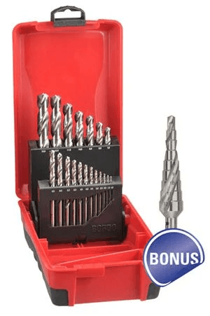 DELTA POINT DRILL SET METRIC 19 PIECE