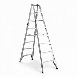 BAILEY TRADE DOUBLE SIDED STEP LADDER 8 STEP 2.4M