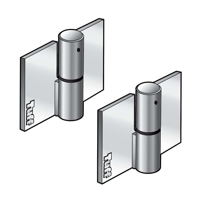 HINGE TU3P L.H. ZINC PLATED