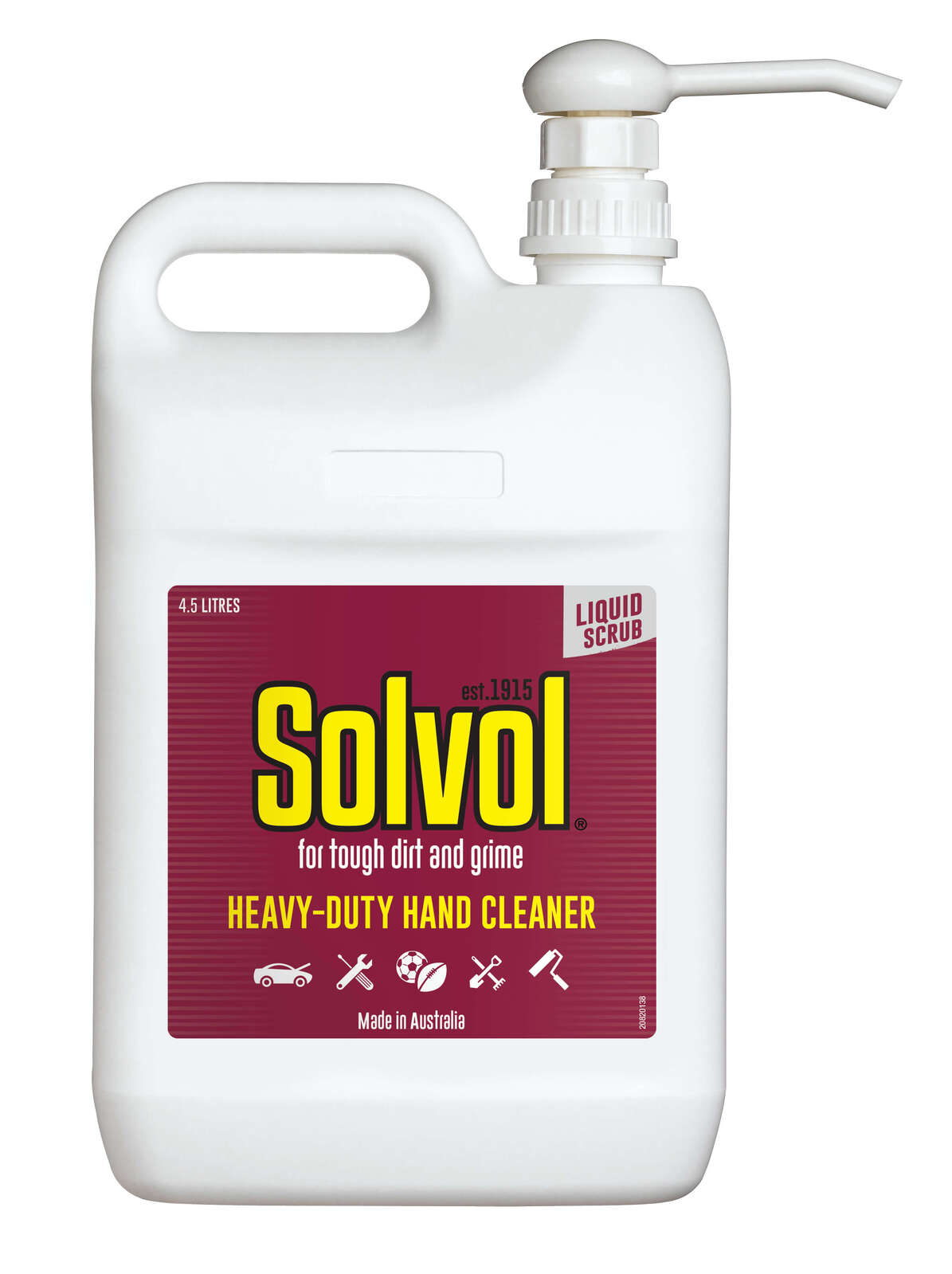 SOLVOL  LIQUID HAND SOAP 4.5 LITRES