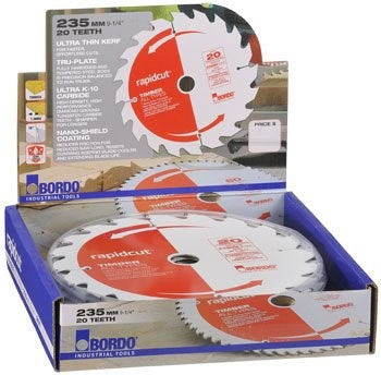 BULK 10 PACK BOXED RAPIDCUT FRAMING SAW 235MM (9.1/4") 20T