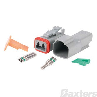 DEUTSCH DT STYLE CONNECTOR KIT 2 PIN