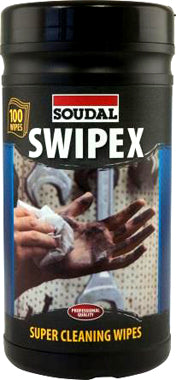 SOUDAL SWIPEX HAND WIPES X 100 100 pk WHITE