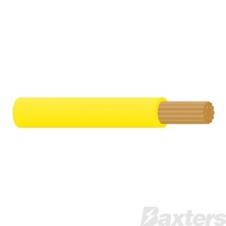 ELECTRICAL WIRE YELLOW 4.0MM X 30MTR