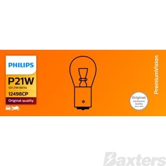 PHILLIPS GLOBE TAIL LIGHT 12V 21W PK 10