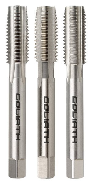 20 X 1.5MM MF HSS TAP SET - GOLIATH