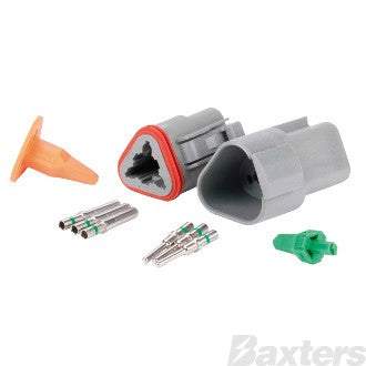 DEUTSCH DT STYLE CONNECTOR KIT 3 PIN