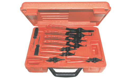 10 PIECE INTERNAL/EXTERNAL CIRCLIP PLIER SET