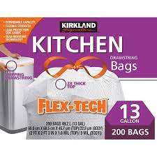 KIRKLAND DRAWSTRING TRASH BAG (90 BAGS)