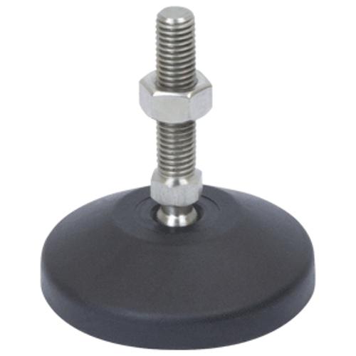 80MM X M12 BALL JOINTED STAINLESS STEEL LEVELLING FEET(LVR80