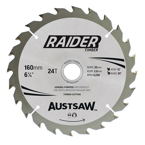 RAIDER TIMBER BLADE (9 1/4") 235MM X 25 BORE X 20 T BX OF 10