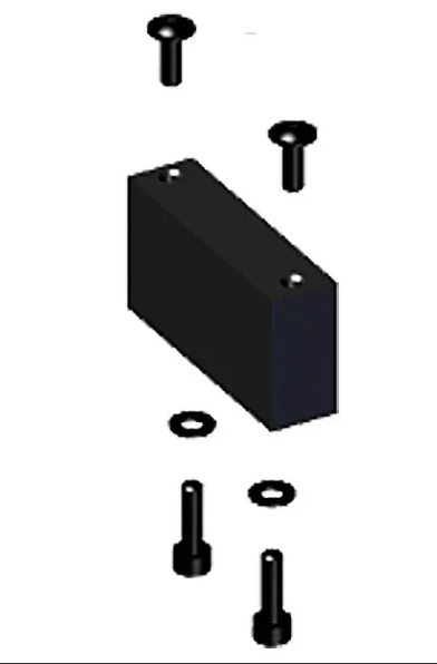 ITM BRACKET TO SUIT STANDARD DUAL MAGNET FOR SEMI FLEXIBLE AND HI FLEX TRACK