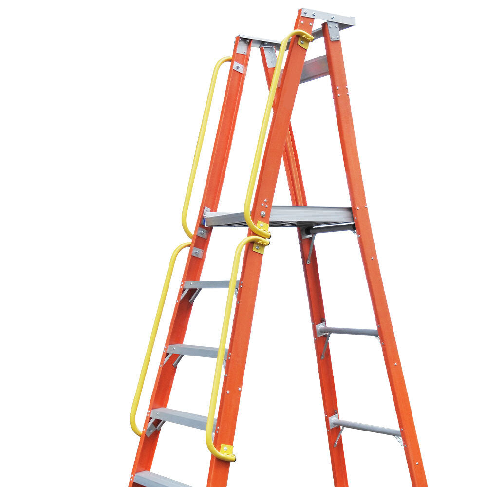 HAND RAIL FOR PLATFORM LADDER