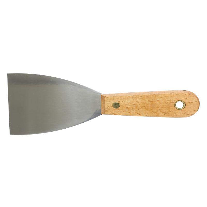 3"/75MM SCRAPER S/STEEL - TIMBER HANDLE