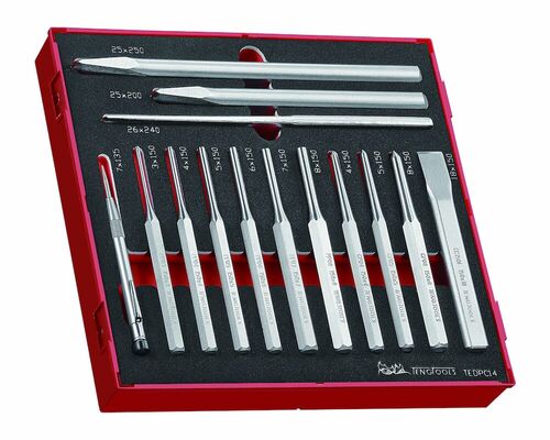 TENG TEDPC14 TENG - 14PC PUNCH & CHISEL SET