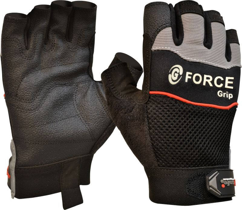 G-FORCE GRIP' MECHANICS GLOVE, FINGERLESS - LARGE