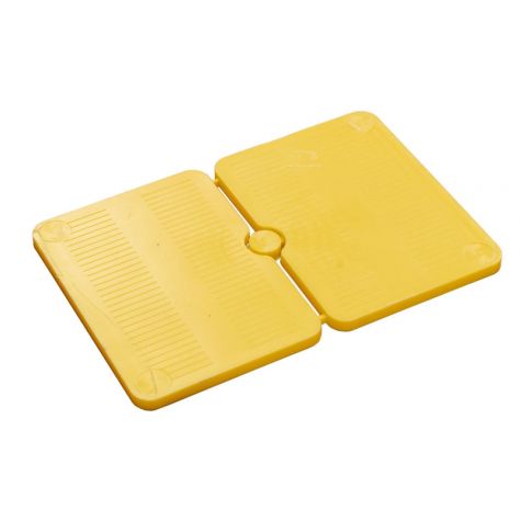 HALF SHIM YELLOW 75 X 100 X 5 - 200PK