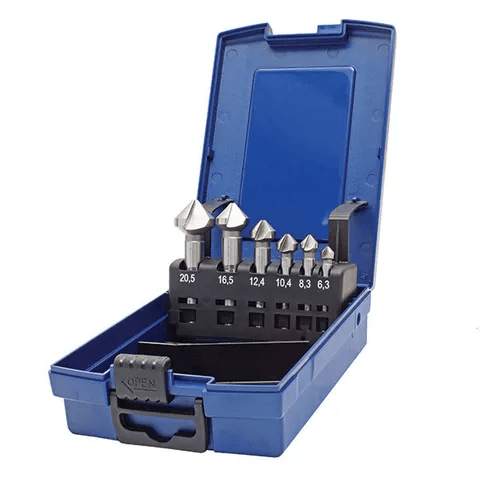 HOLEMAKER CSK SET, 6 PIECE, 3 FLUTE 90 DEGREE, 3 - 20.5