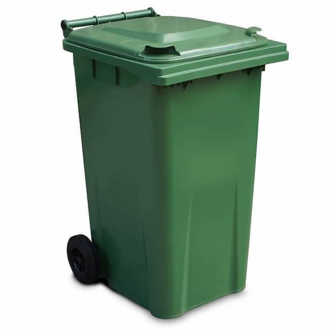 240 LITRE GREEN BIN COMPLETE