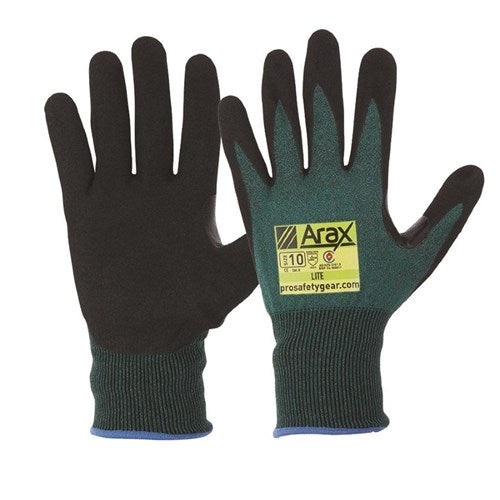 ARAX GREEN NITRILE SAND DIP PALM