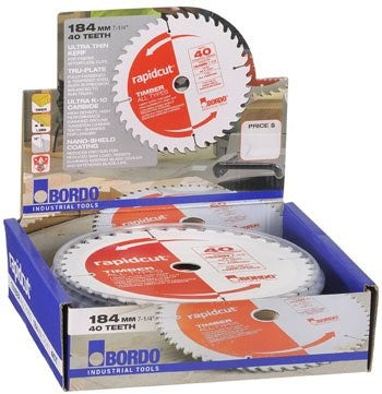 BULK 10 PACK BOXED RAPIDCUT ALL PURPOSE SAW 184MM (7.1/4") 4