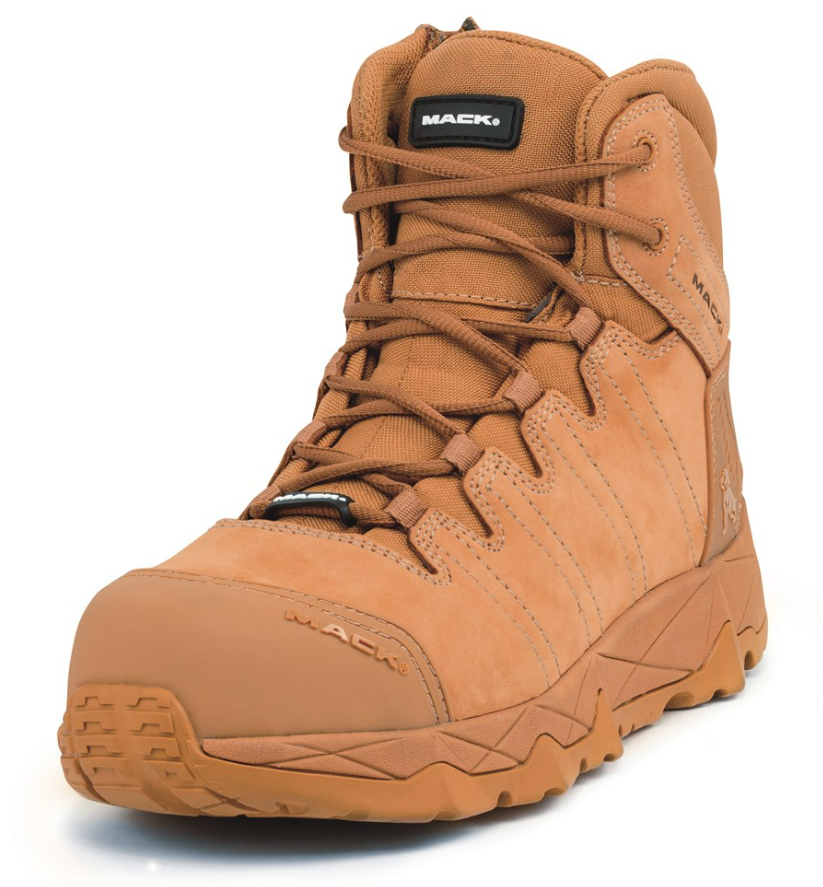 MACK OCTANE ZIP-UP SAFETY BOOT S HONEY SIZE 9