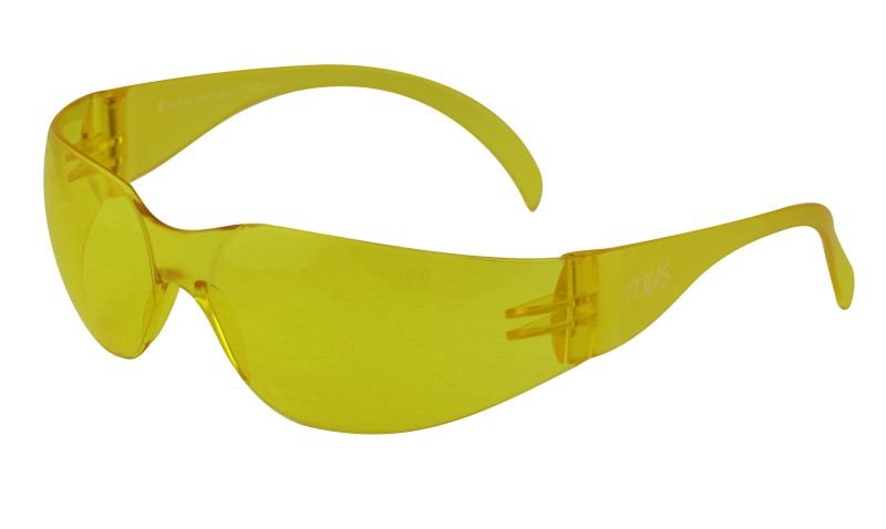 TEXAS AMBER SAFETY GLASSES WITH ANTI-FOG