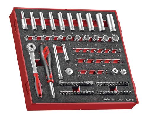 TENG TED1489 TENG - 1/4" DR. 89PC METRIC SOCKET SET