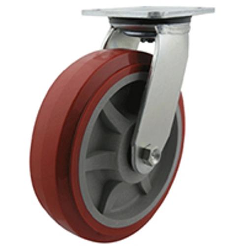 200MM POLY NYLON WHEEL 400KG CAPACITY CASTOR