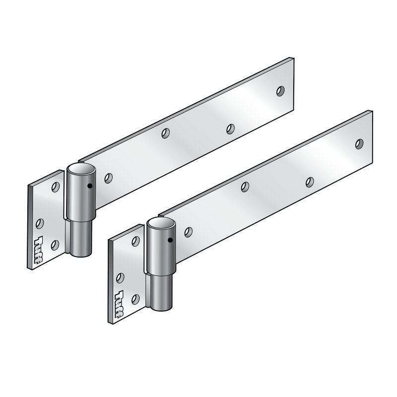 HINGE TU1 L.H. ZINC PLATED BULK