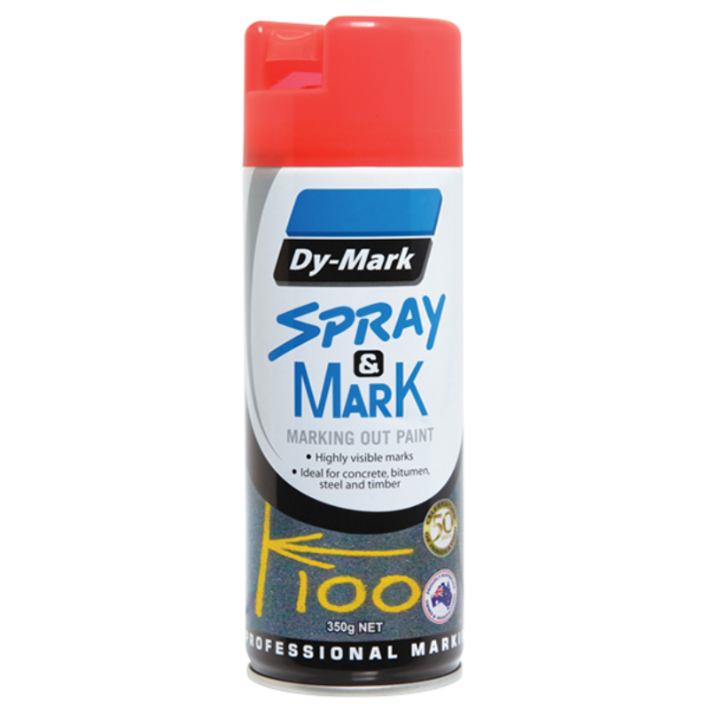 DY-MARK SPRAY & MARK FLURO RED